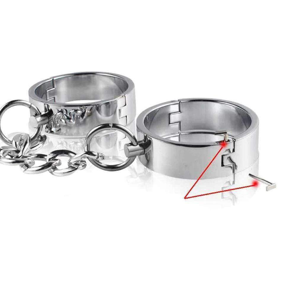 Menottes Bdsm Acier (Argent)