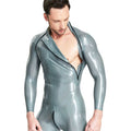 Combinaison Latex Zip Diagonal Homme
