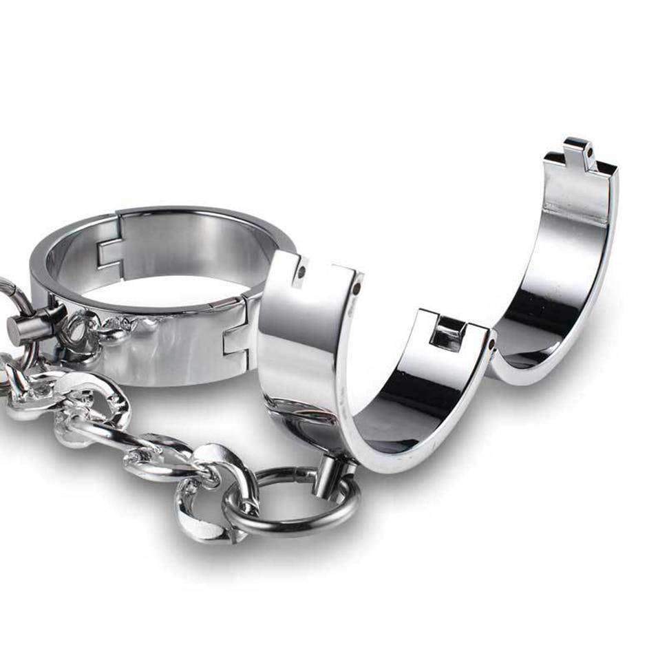 Menottes Bdsm Acier (Argent)