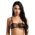 Soutien Gorge Vinyle Résille