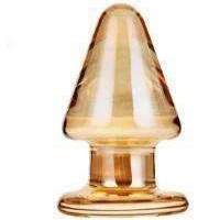 Gros Plug Anal Verre