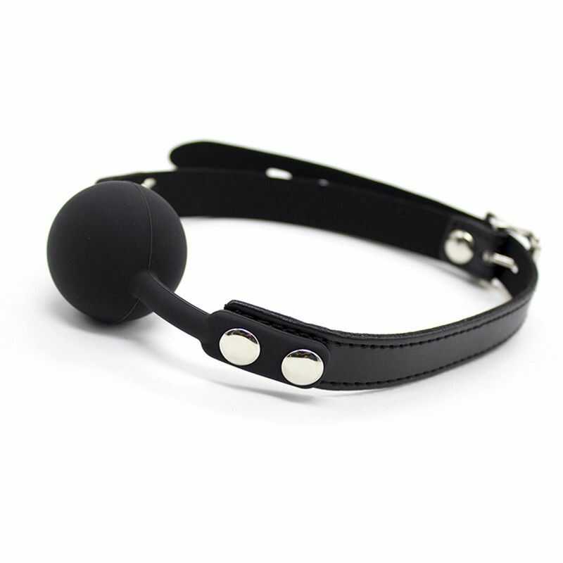 Bâillon boule noir