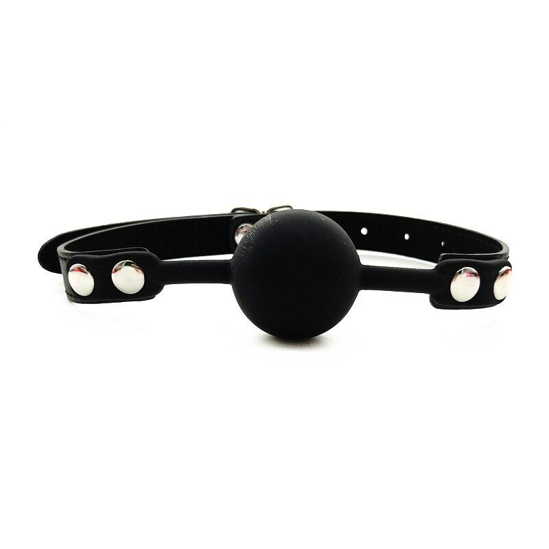 Bâillon boule noir