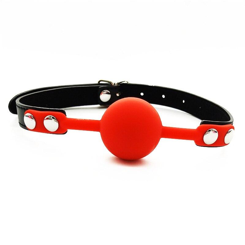 Bâillon boule rouge