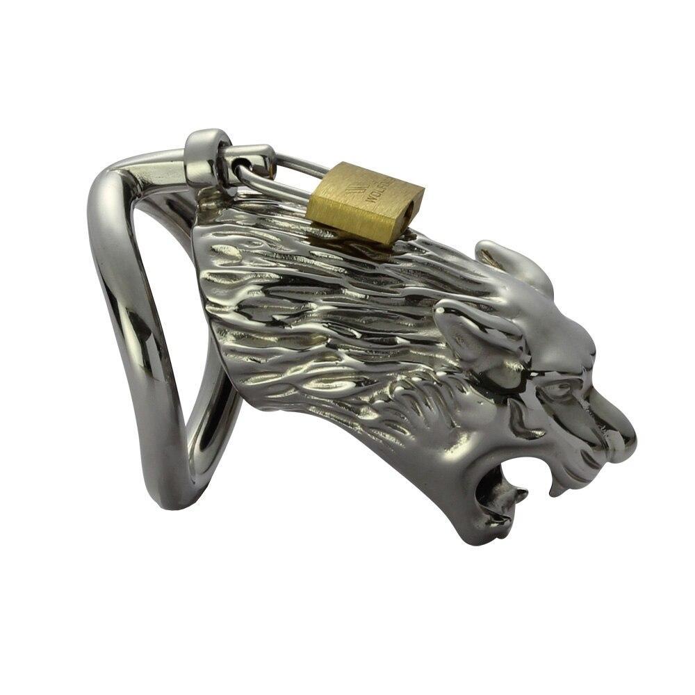 Cage de Chasteté Lion Acier
