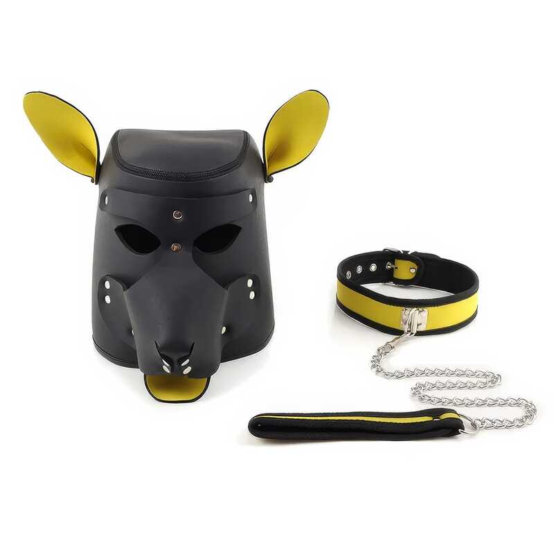 Cagoule Chien Cuir