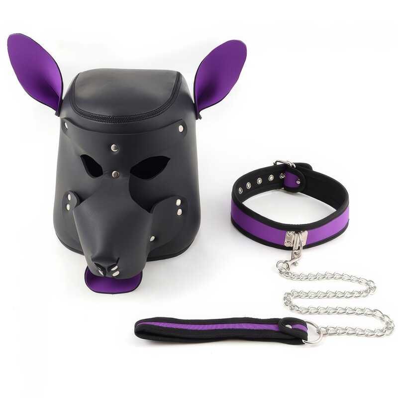 Cagoule Chien Cuir
