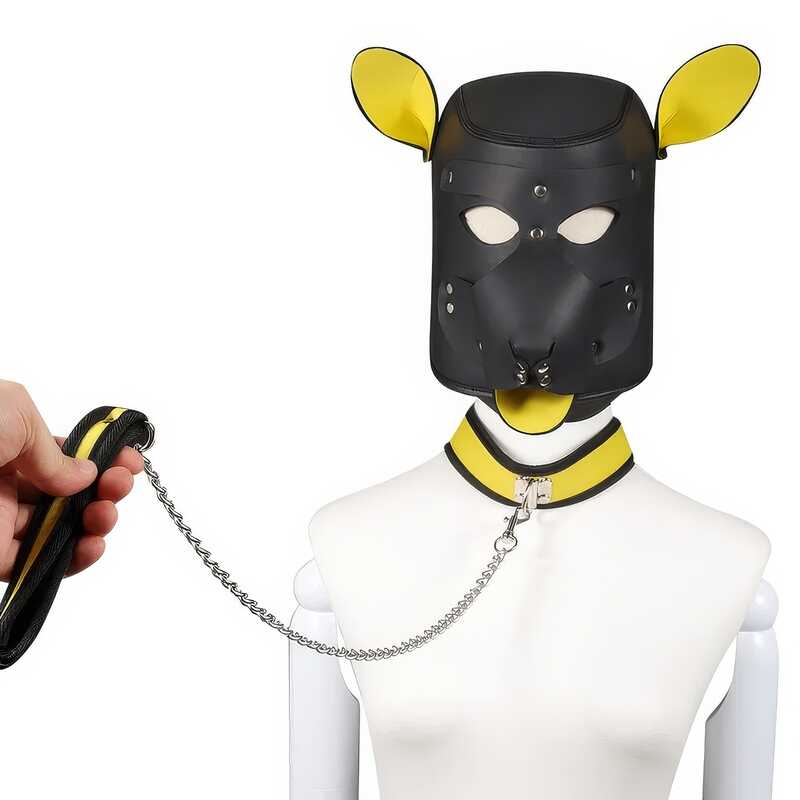 Cagoule Chien Cuir