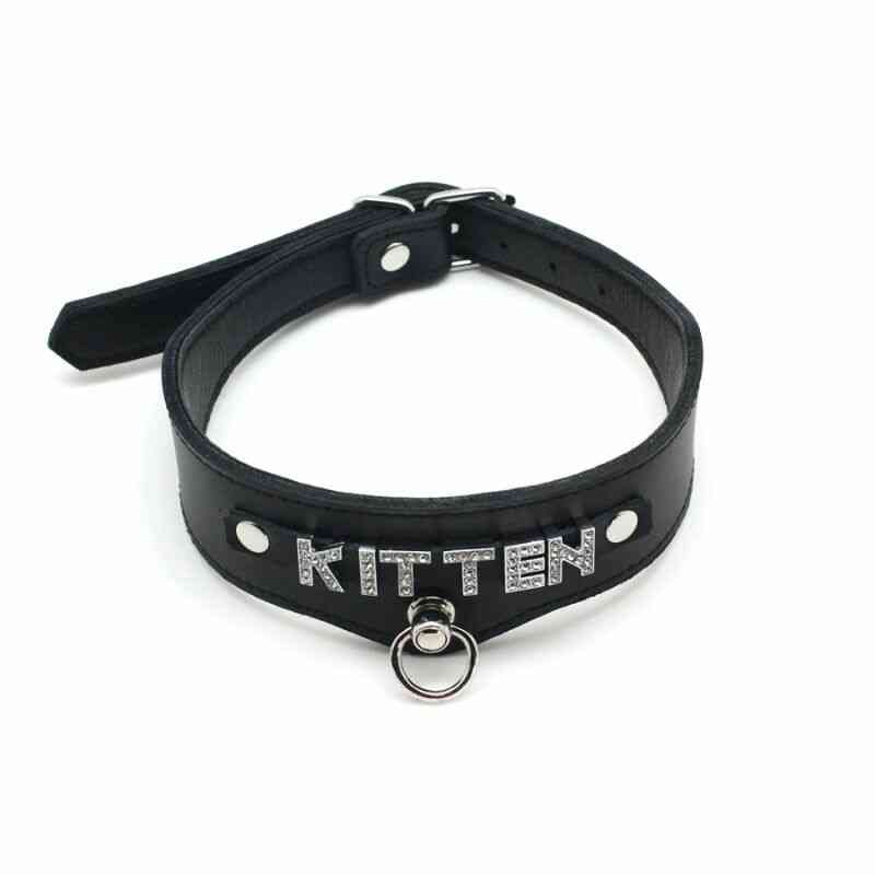 Collier BDSM Chaton