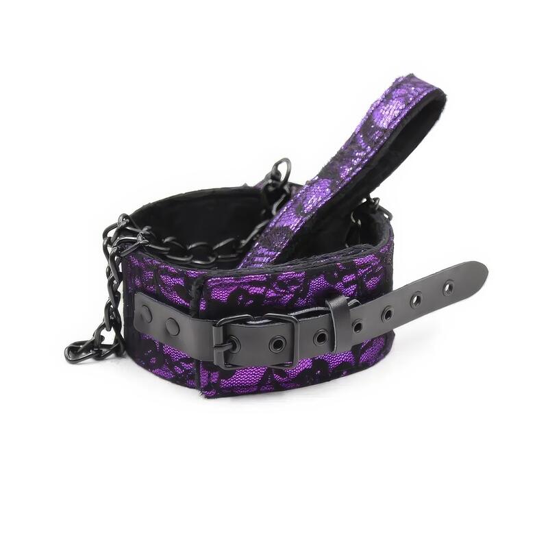 Collier Laisse Violet