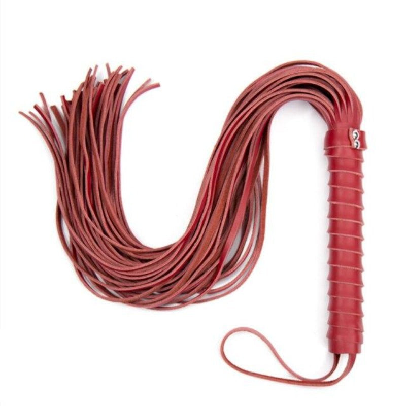 Martinet BDSM Cuir Rouge