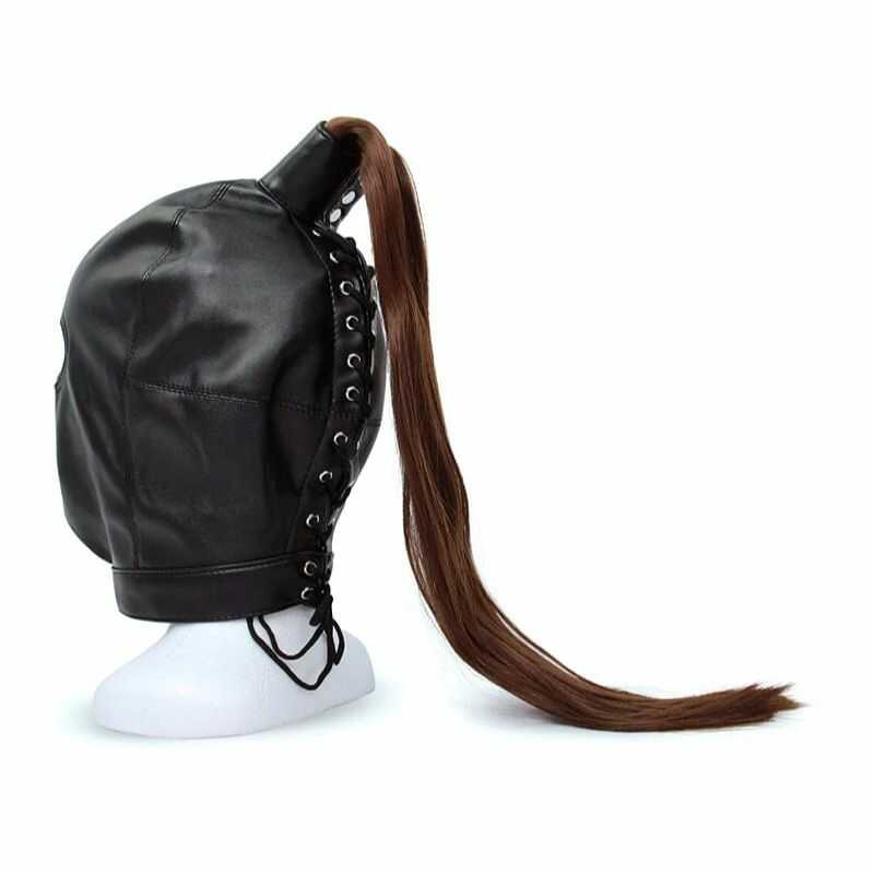 Masque BDSM Queue de Cheval
