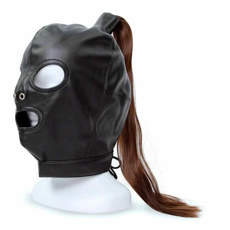 Masque BDSM Queue de Cheval