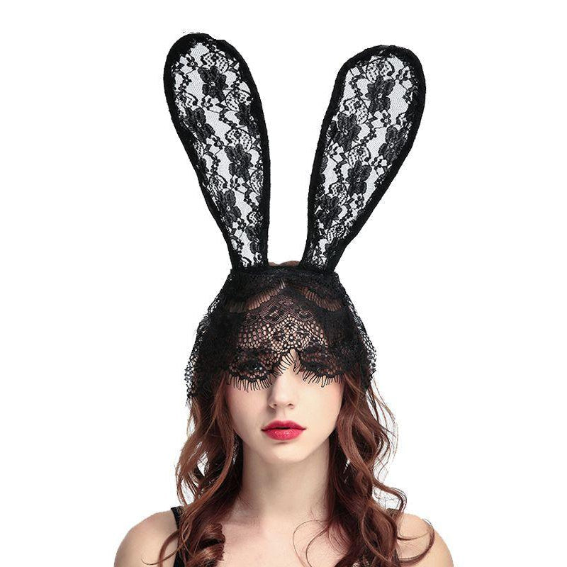 Masque Oreilles de Lapin Dentelle