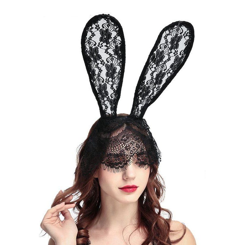 Masque Oreilles de Lapin Dentelle