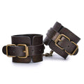 Menottes Bdsm Cuir Vintage