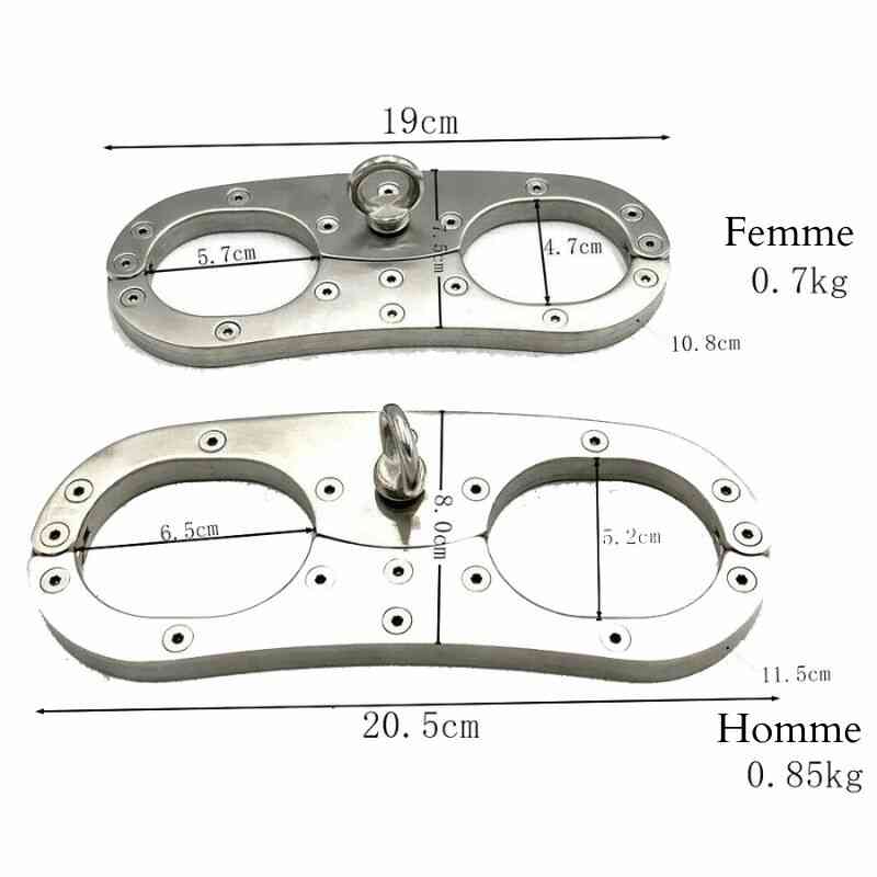 Menottes Esclave Acier