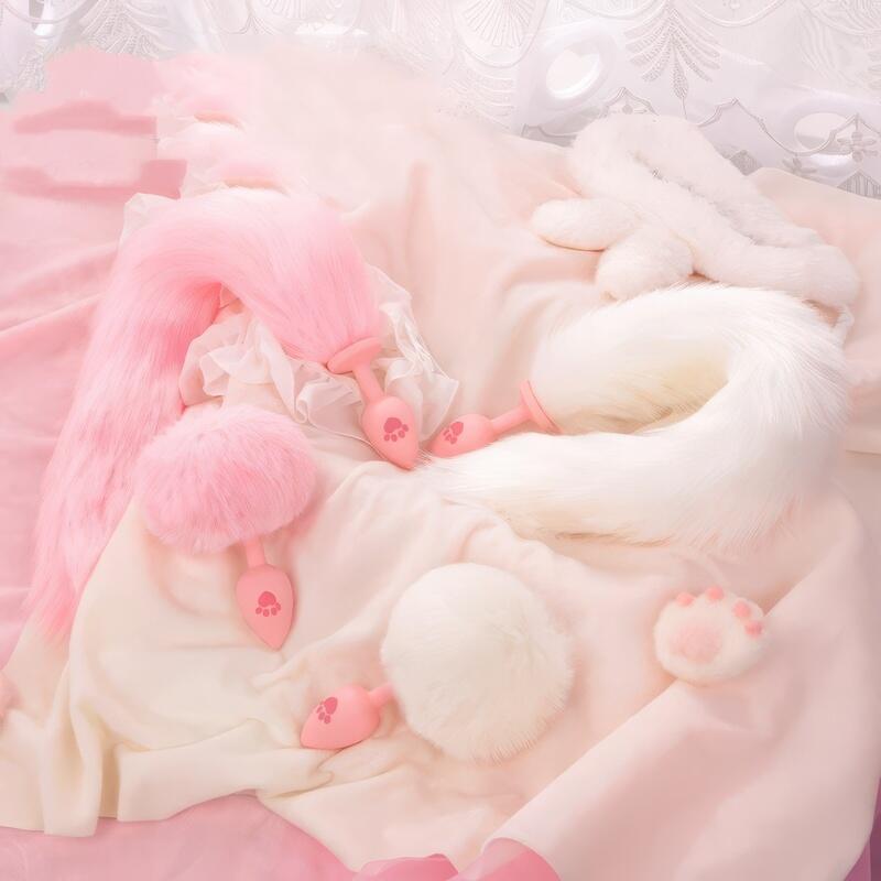 Plug Anal Queue de Lapin Rose