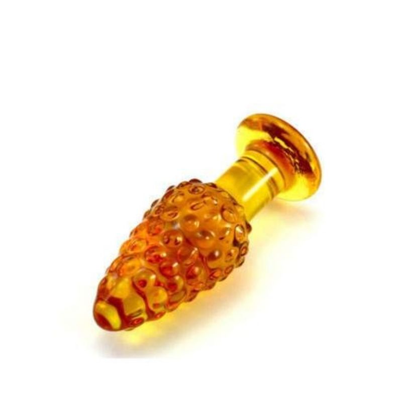 Plug Anal Verre Jaune