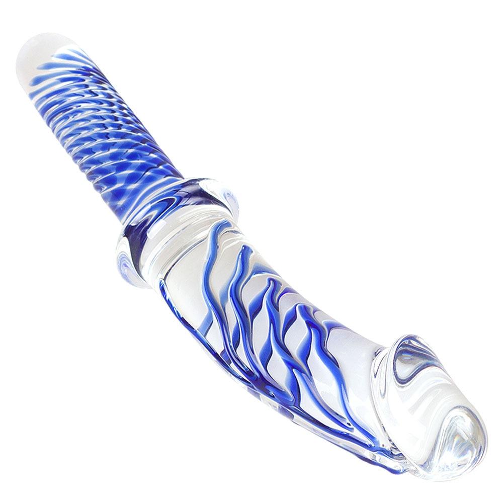 Godemichet en Verre Dildo + Plug