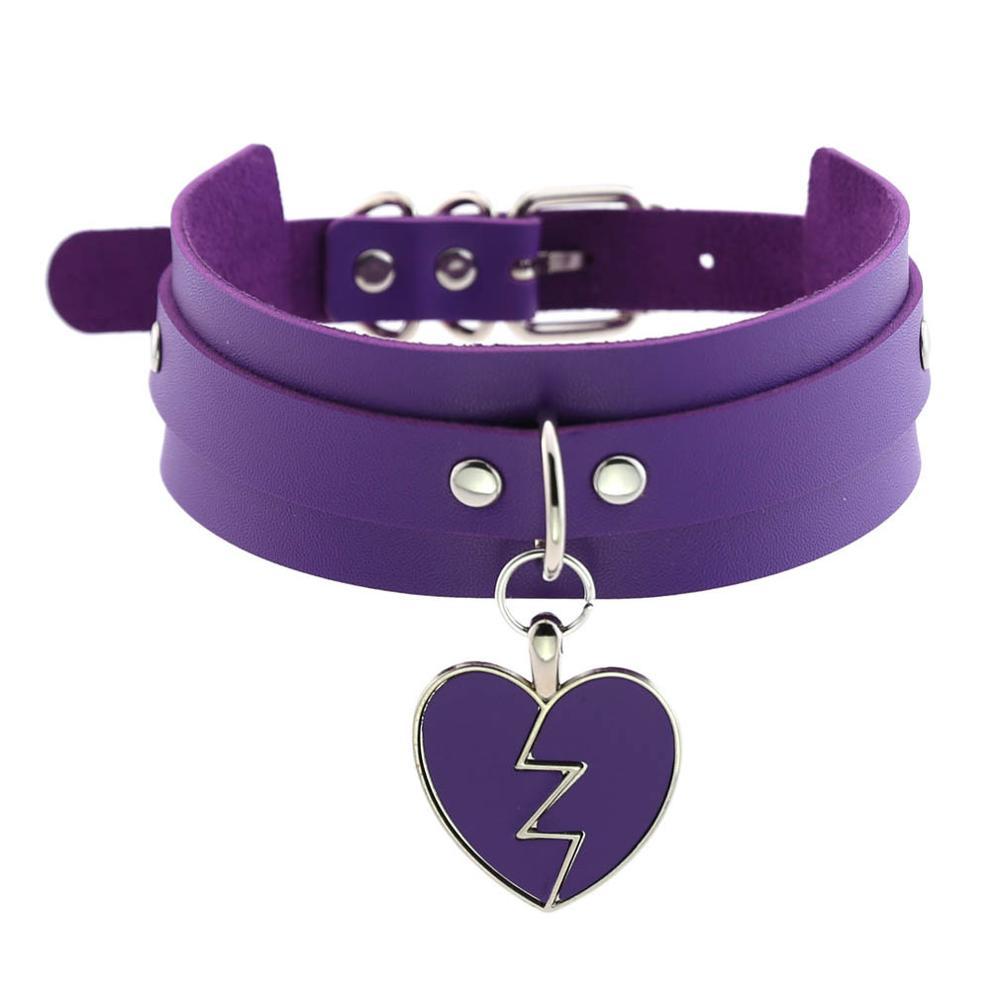 Choker Bdsm Coeur brisé