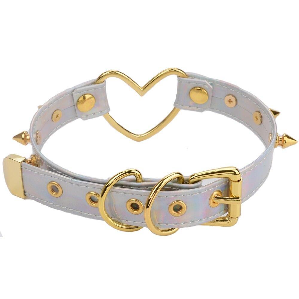 Choker BDSM Holographique