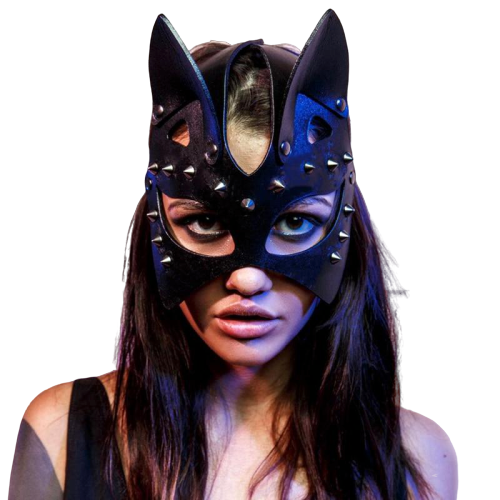 Masque Chat Similicuir