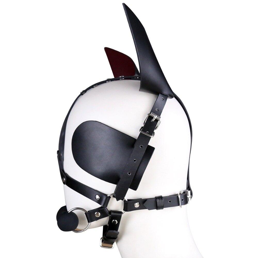 Masque BDSM Cuir PIG