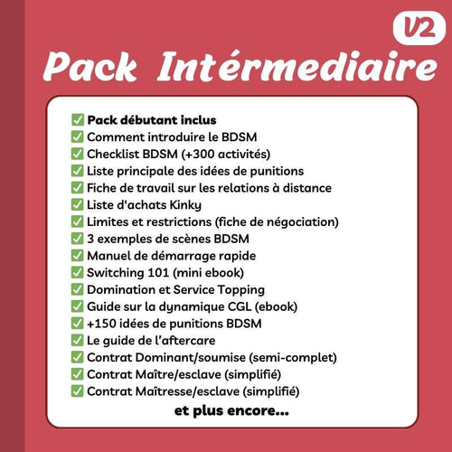 Pack Intermédiaire