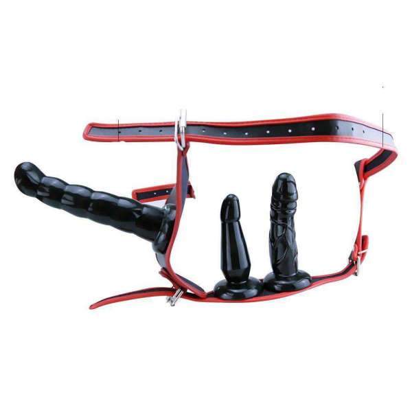 Gode Ceinture Triple